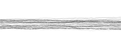 generative pencils in the making - experimenting with different step widths